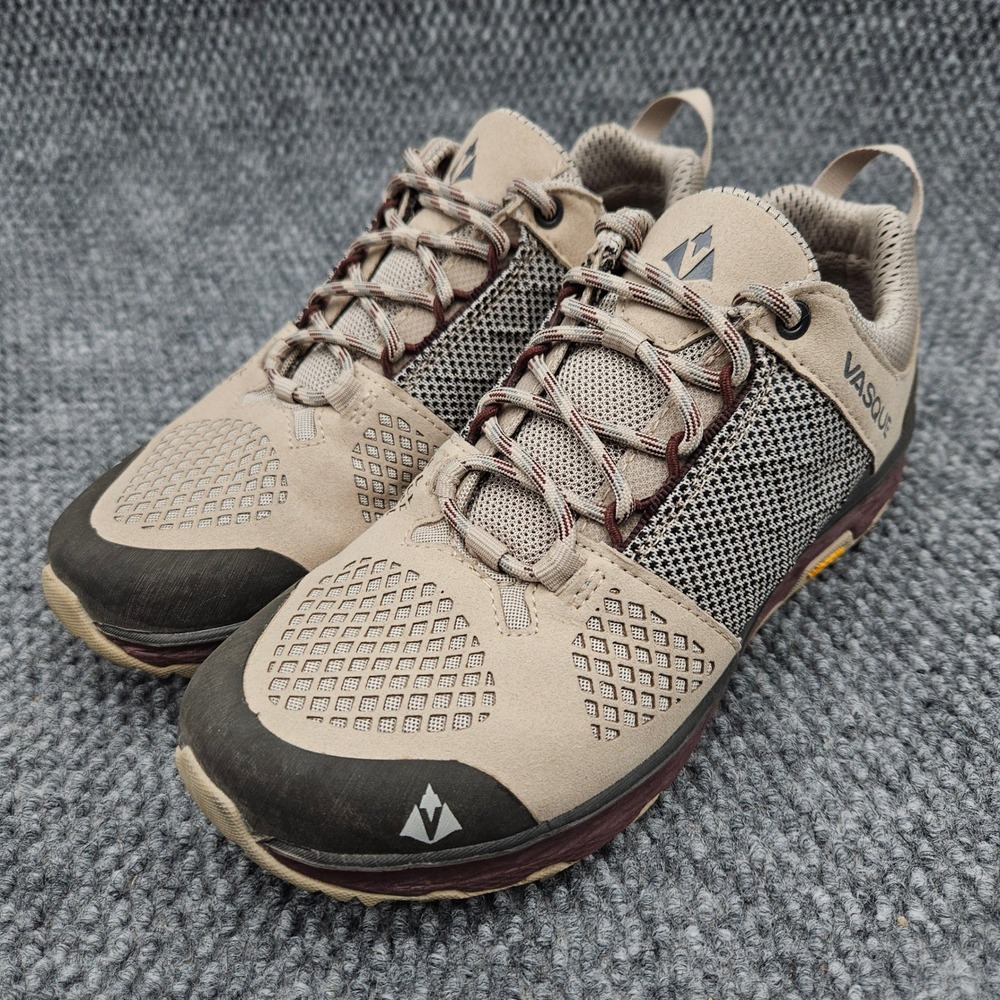Vasque Breeze LT Low Women's 6.5 Tan Hiking Shoes Trail Vibram Outdoor Sneakers